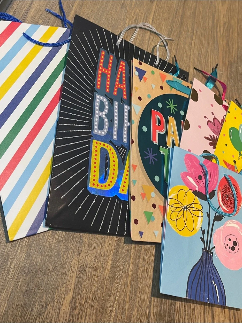 8 Happy Birthday Variety Gift Bags